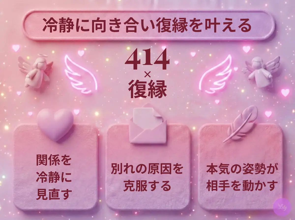 リリーのエンジェルナンバー 414 x 復縁