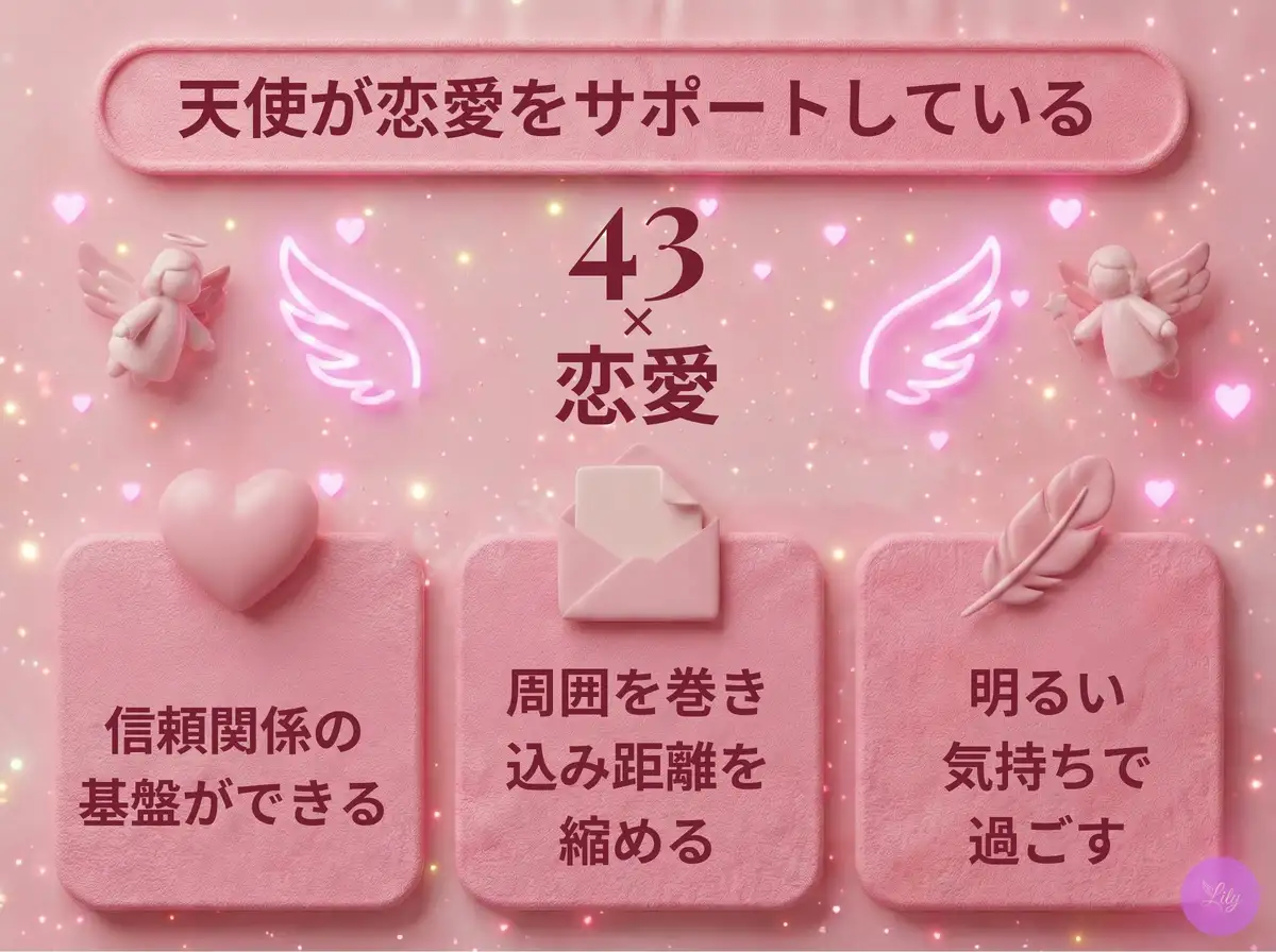 リリーのエンジェルナンバー 43 x 恋愛