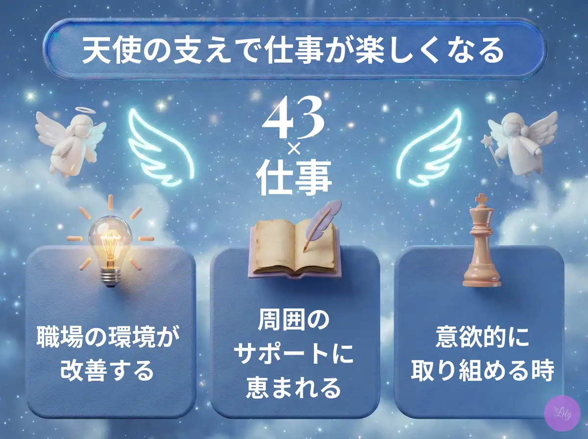 リリーのエンジェルナンバー 43 x 仕事
