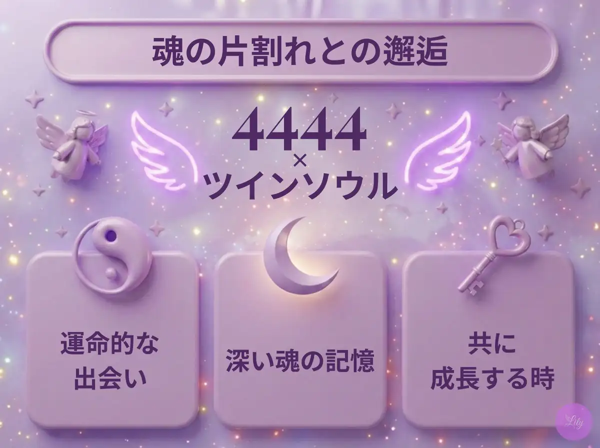 リリーのエンジェルナンバー 4444 x ツインソウル