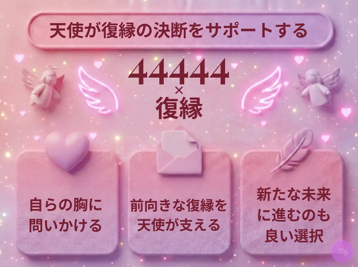 リリーのエンジェルナンバー 44444 x 復縁