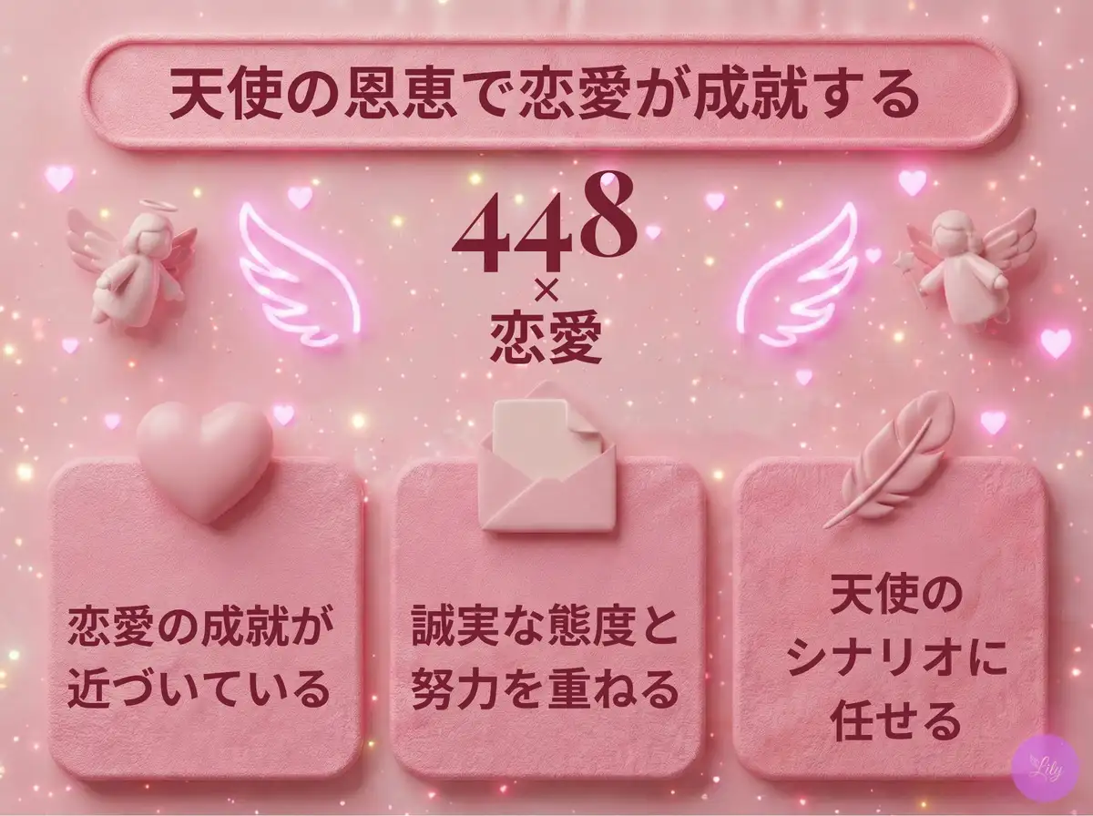 リリーのエンジェルナンバー 448 x 恋愛