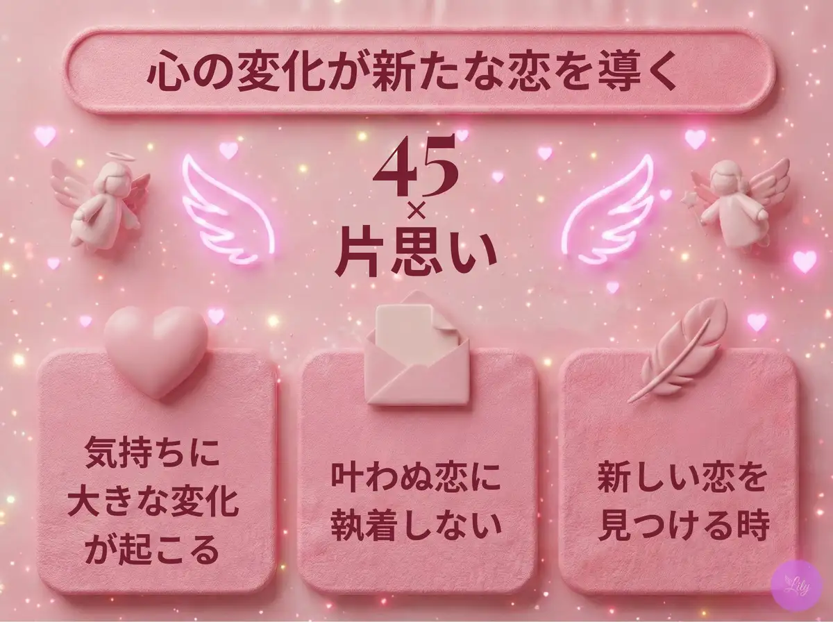 リリーのエンジェルナンバー 45 x 片思い