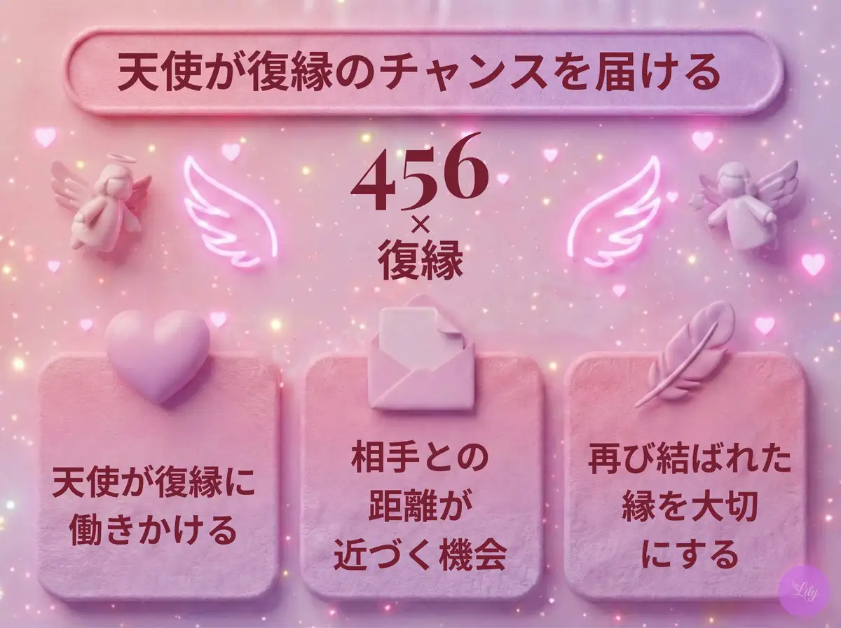 リリーのエンジェルナンバー 456 x 復縁