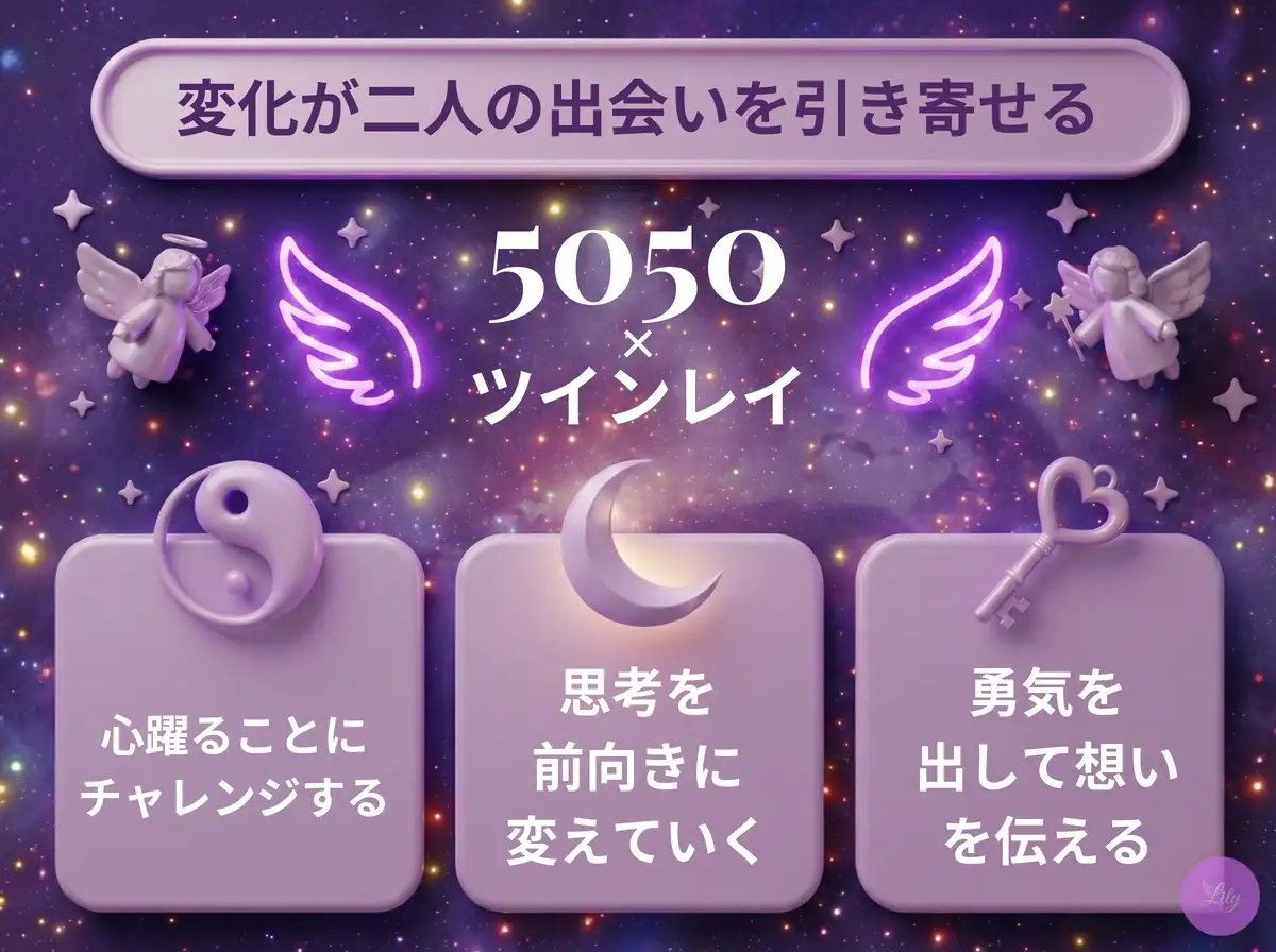 リリーのエンジェルナンバー 5050 x ツインレイ