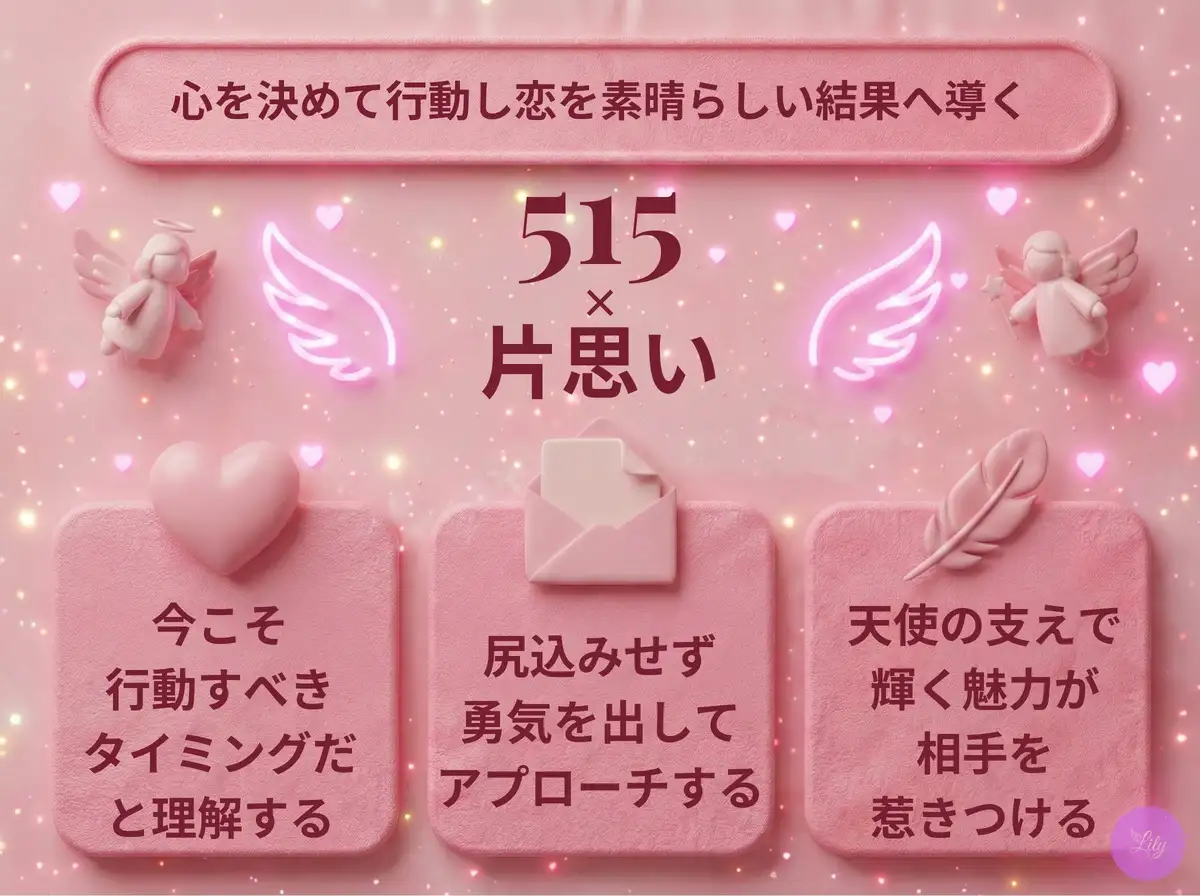 リリーのエンジェルナンバー 515 x 片思い