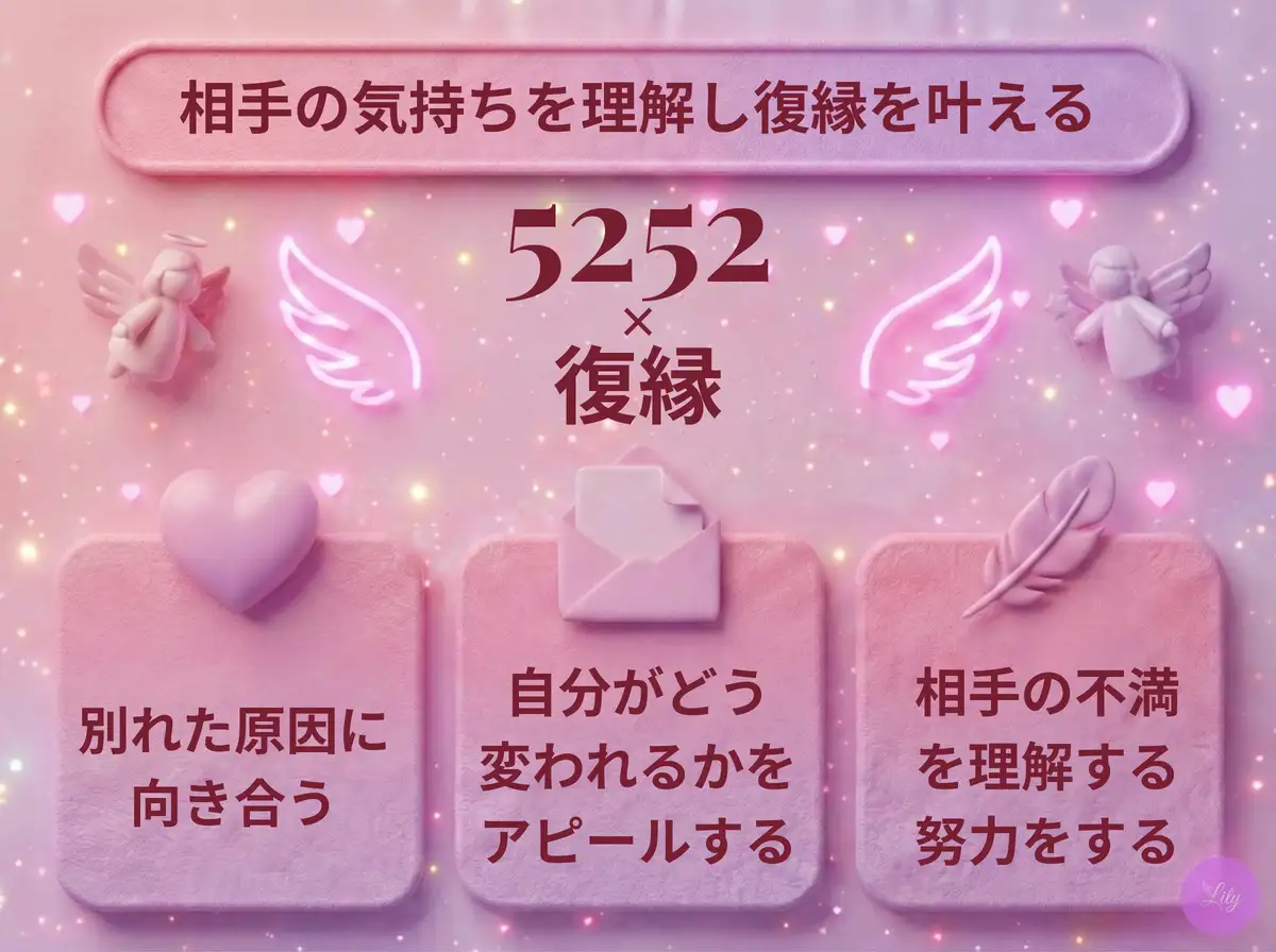 リリーのエンジェルナンバー 5252 x 復縁