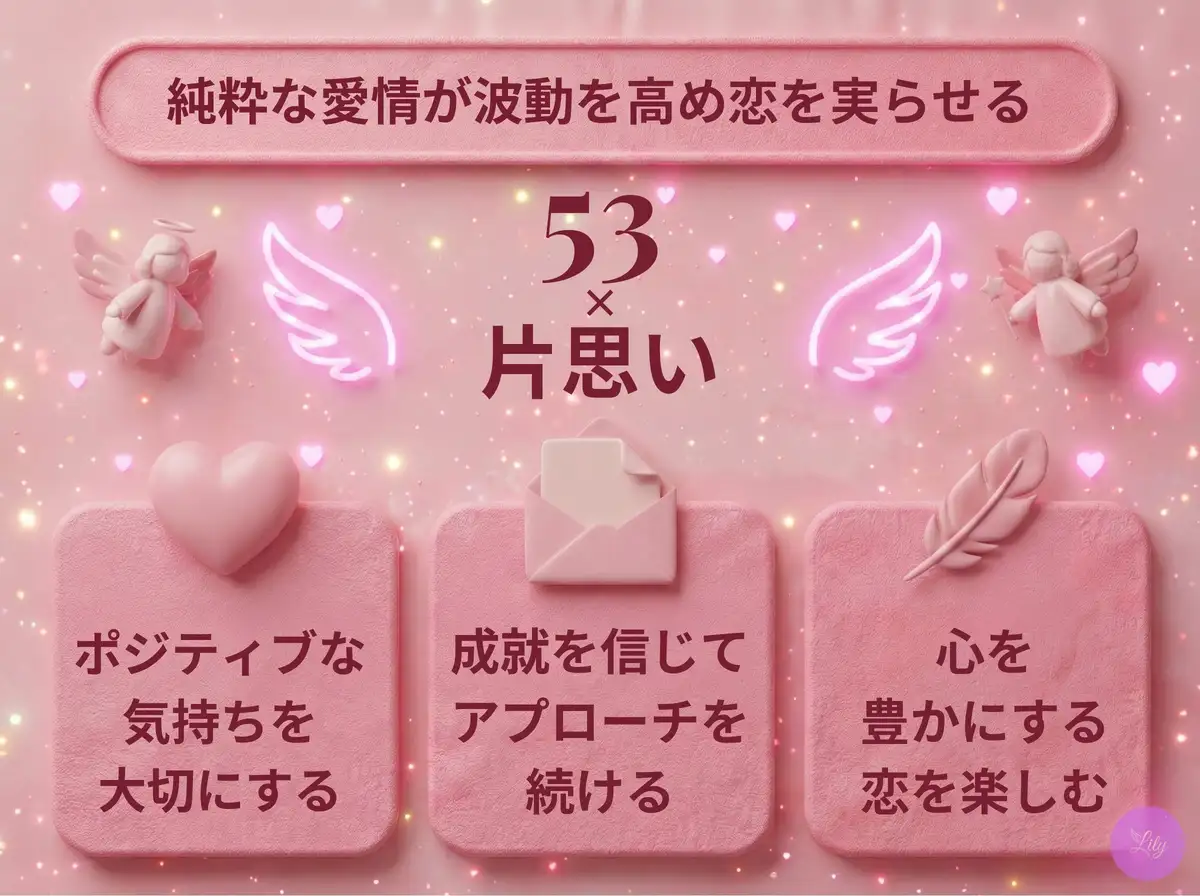 リリーのエンジェルナンバー 53 x 片思い