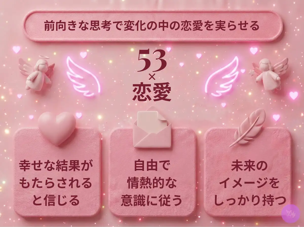 リリーのエンジェルナンバー 53 x 恋愛