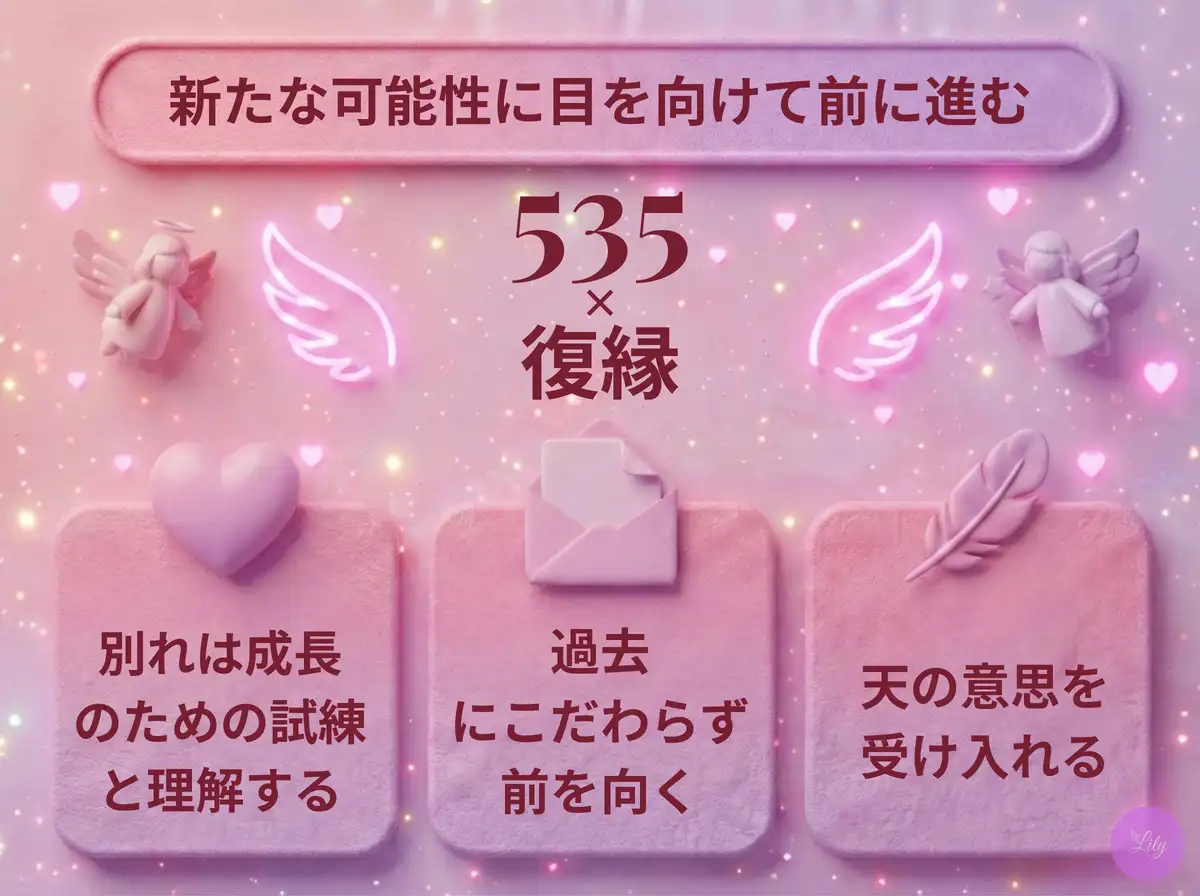 リリーのエンジェルナンバー 535 x 復縁