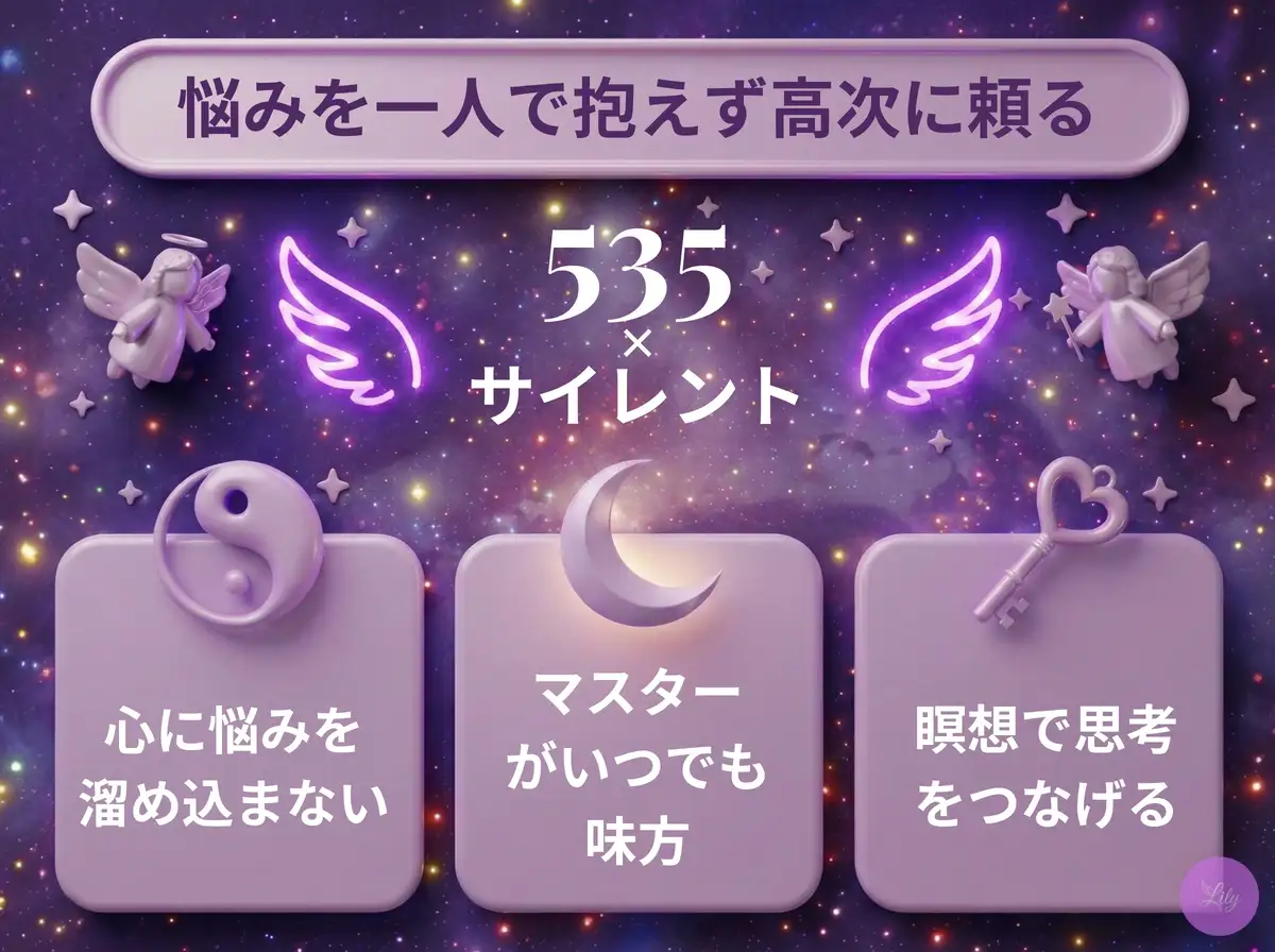 リリーのエンジェルナンバー 535 x サイレント