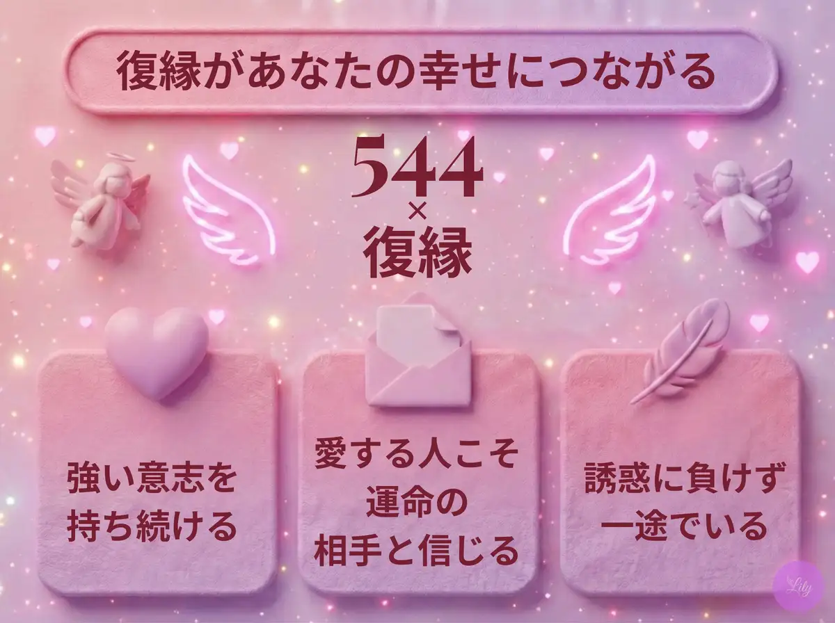 リリーのエンジェルナンバー 544 x 復縁