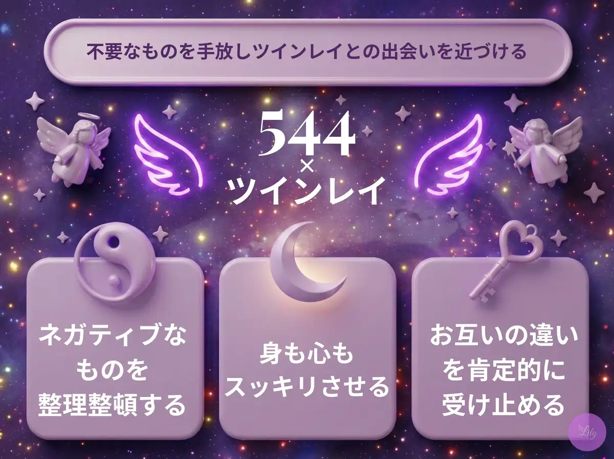 リリーのエンジェルナンバー 544 x ツインレイ