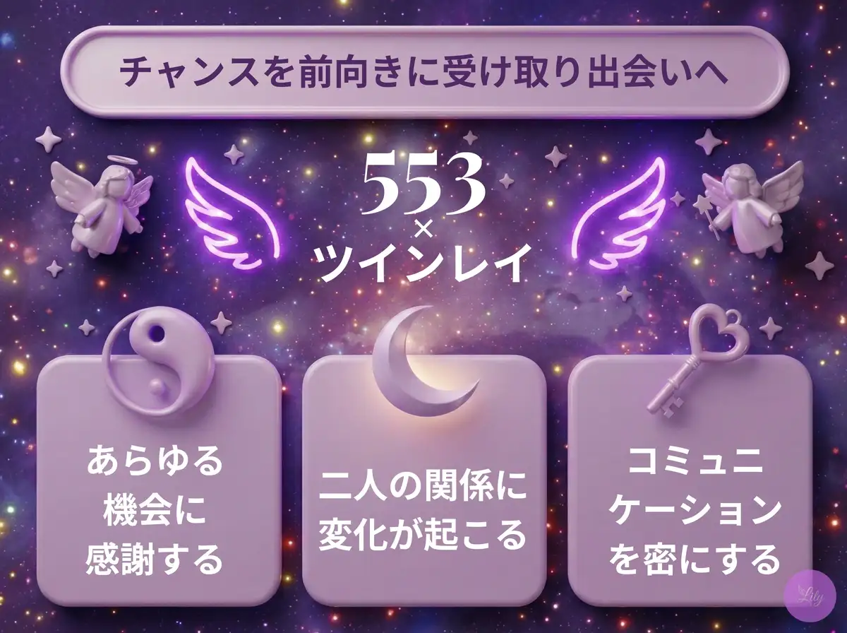 リリーのエンジェルナンバー 553 x ツインレイ