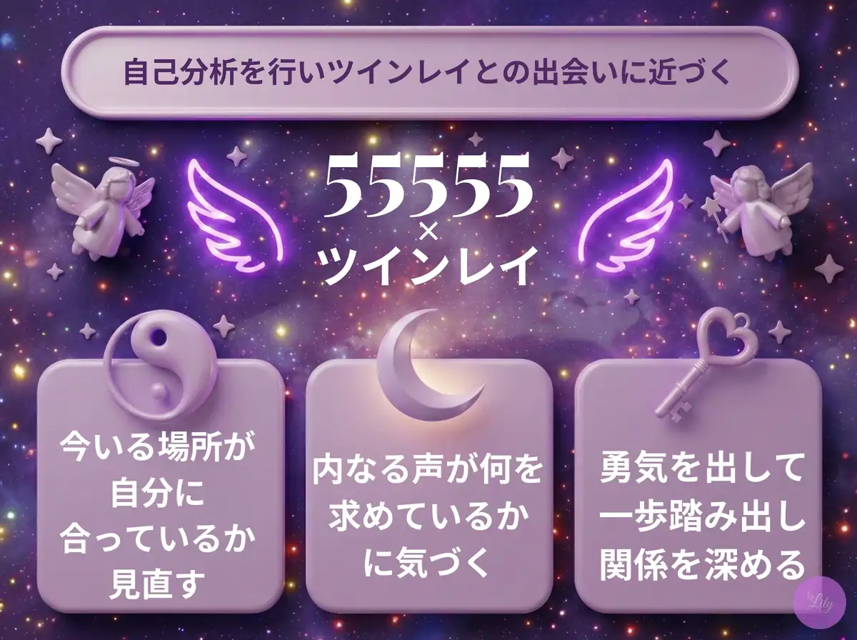 リリーのエンジェルナンバー 55555 x ツインレイ