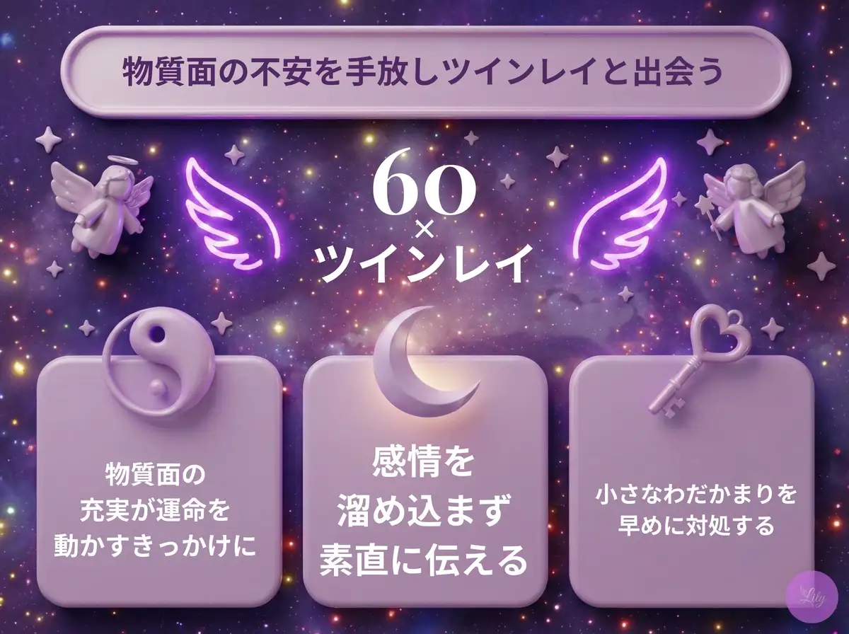 リリーのエンジェルナンバー 60 x ツインレイ