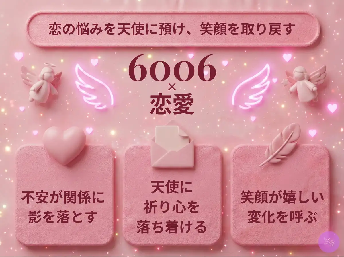 リリーのエンジェルナンバー 6006 x 恋愛