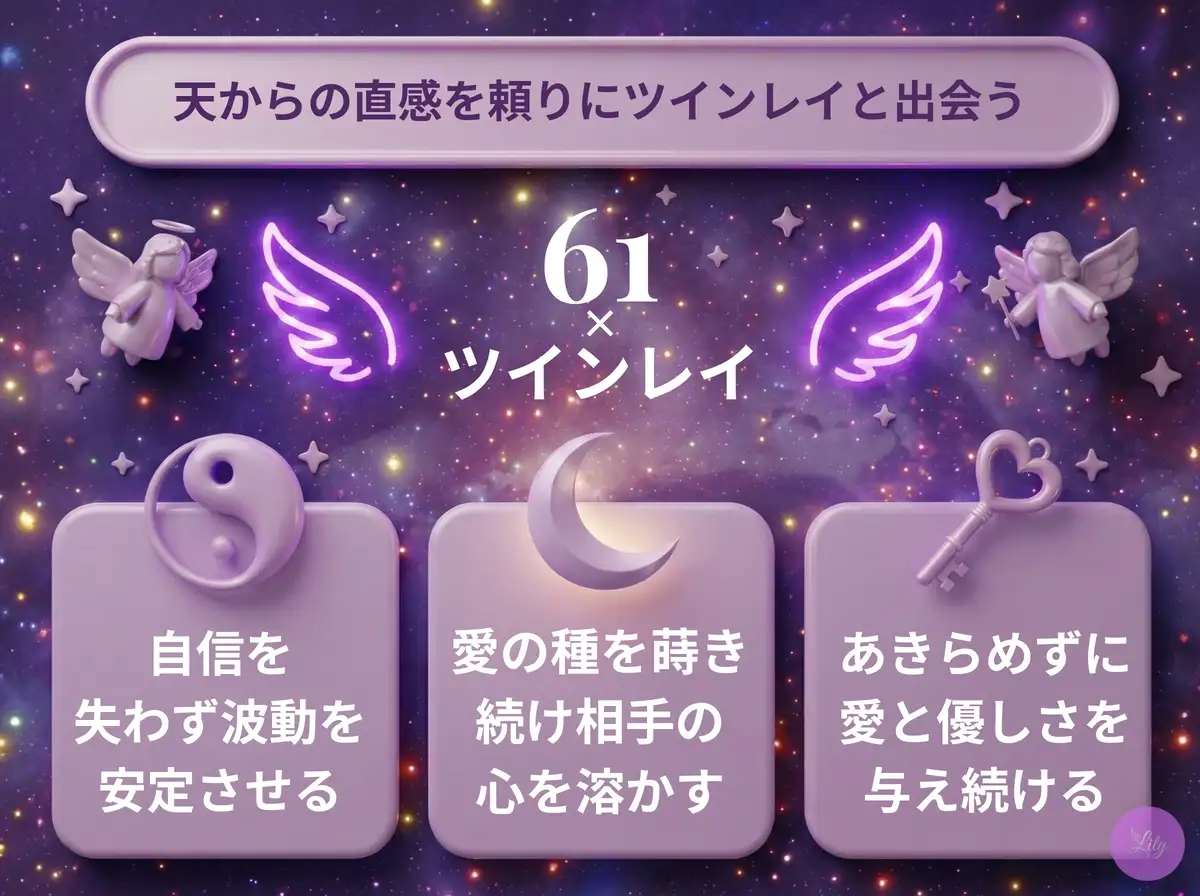 リリーのエンジェルナンバー 61 x ツインレイ