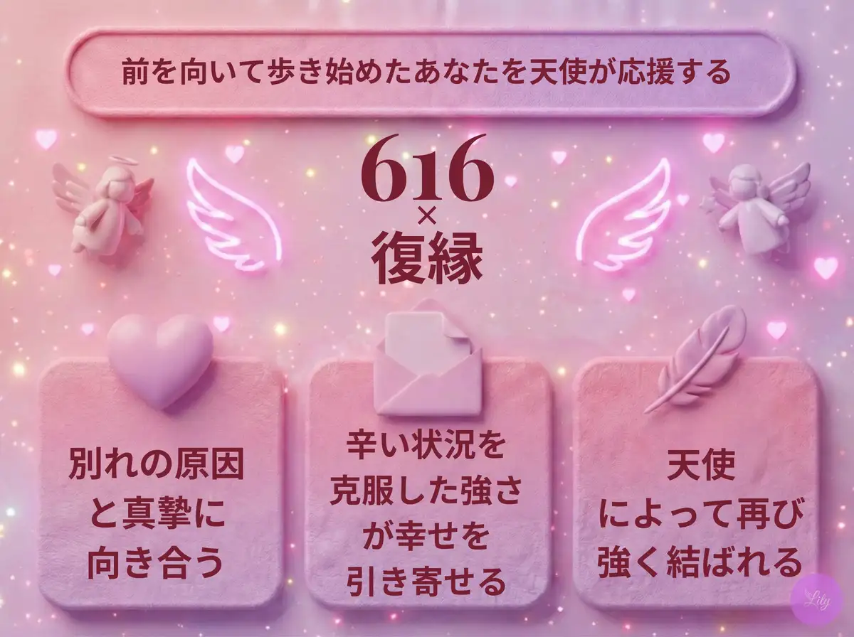 リリーのエンジェルナンバー 616 x 復縁