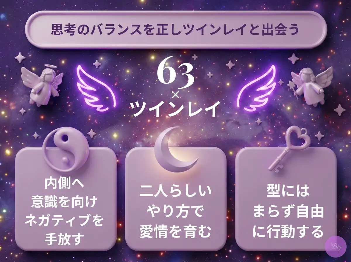 リリーのエンジェルナンバー 63 x ツインレイ