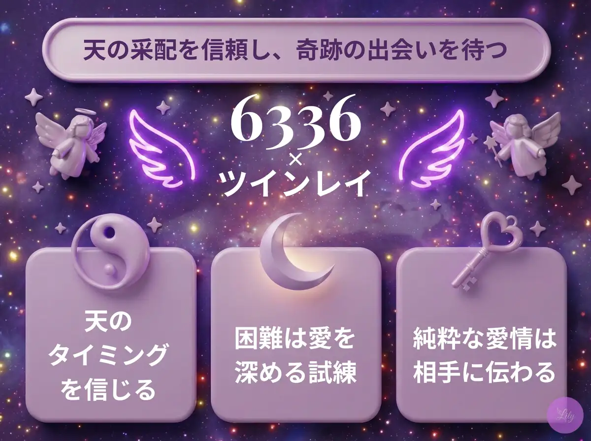 リリーのエンジェルナンバー 6336 x ツインレイ