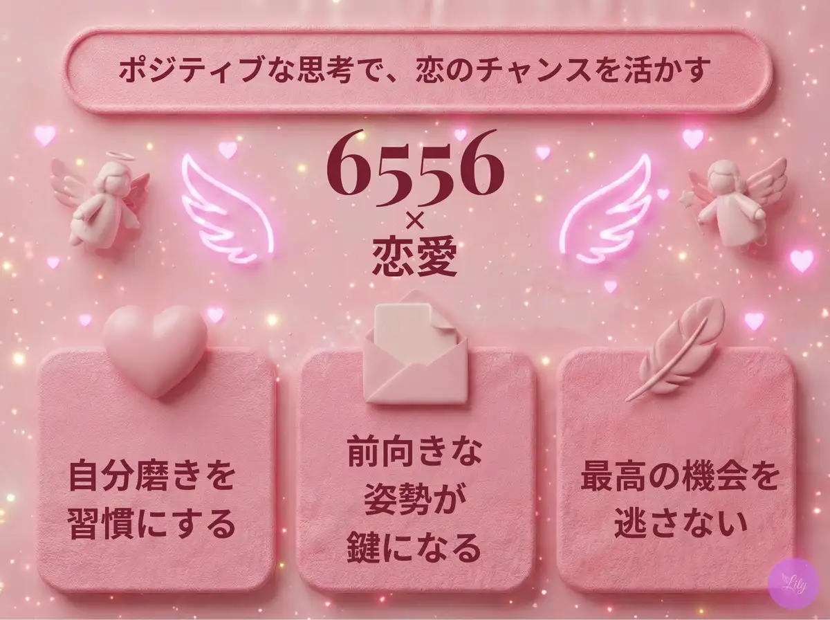 リリーのエンジェルナンバー 6556 x 恋愛