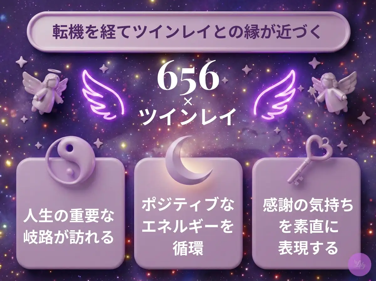 リリーのエンジェルナンバー 656 x ツインレイ