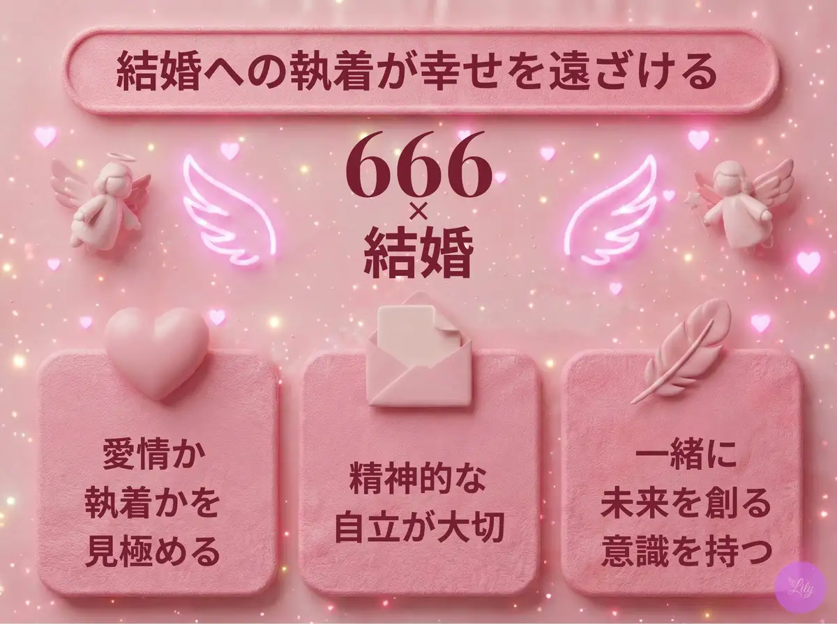 リリーのエンジェルナンバー 666 x 結婚