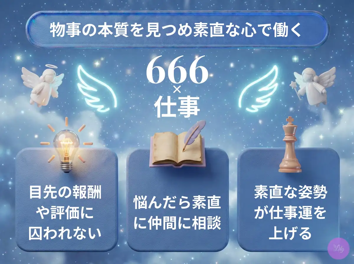リリーのエンジェルナンバー 666 x 仕事