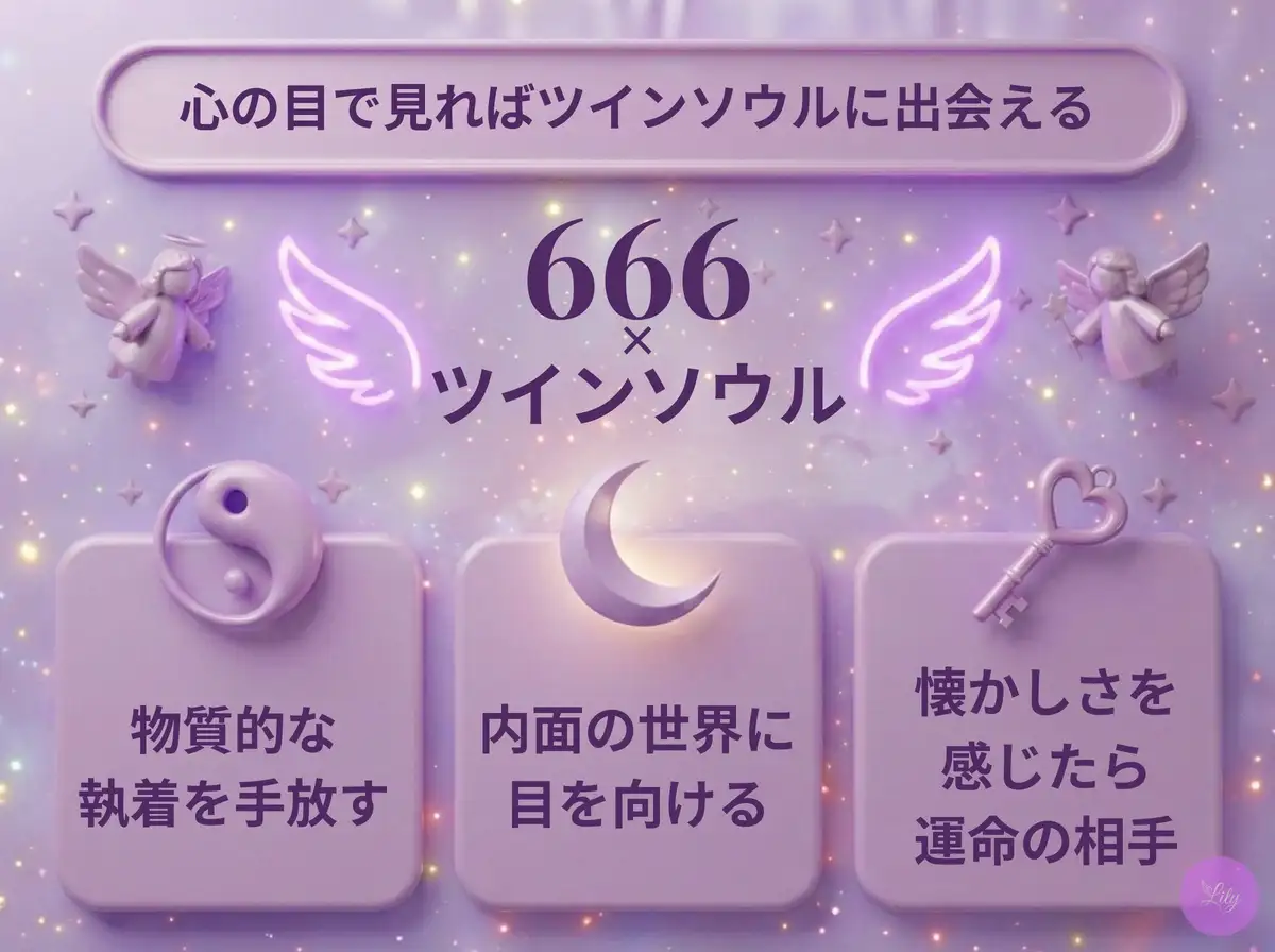 リリーのエンジェルナンバー 666 x ツインソウル