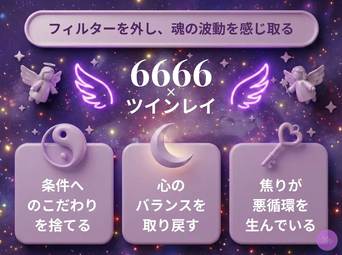 リリーのエンジェルナンバー 6666 x ツインレイ