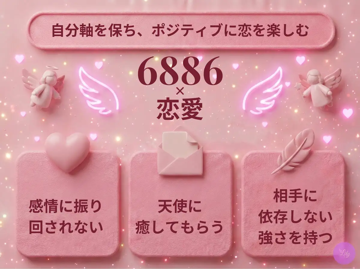 リリーのエンジェルナンバー 6886 x 恋愛