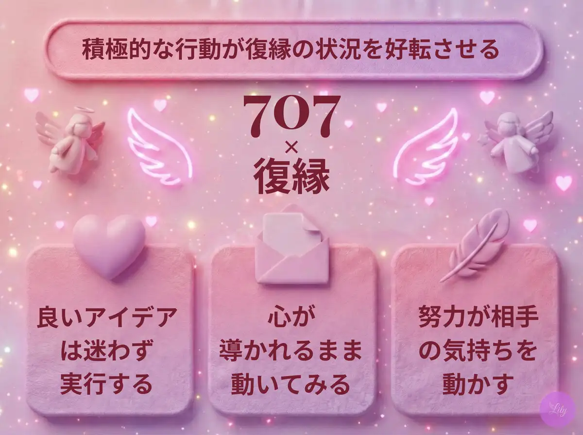 リリーのエンジェルナンバー 707 x 復縁