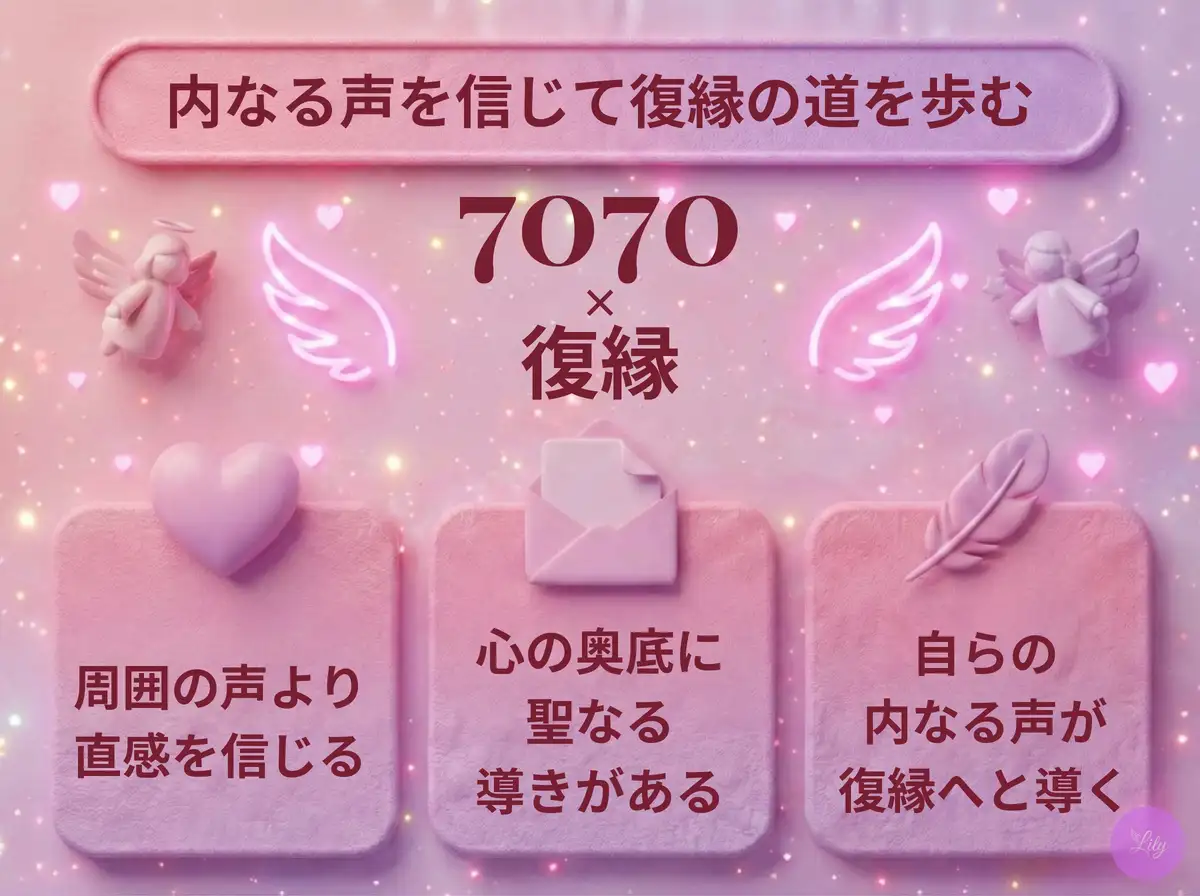 リリーのエンジェルナンバー 7070 x 復縁