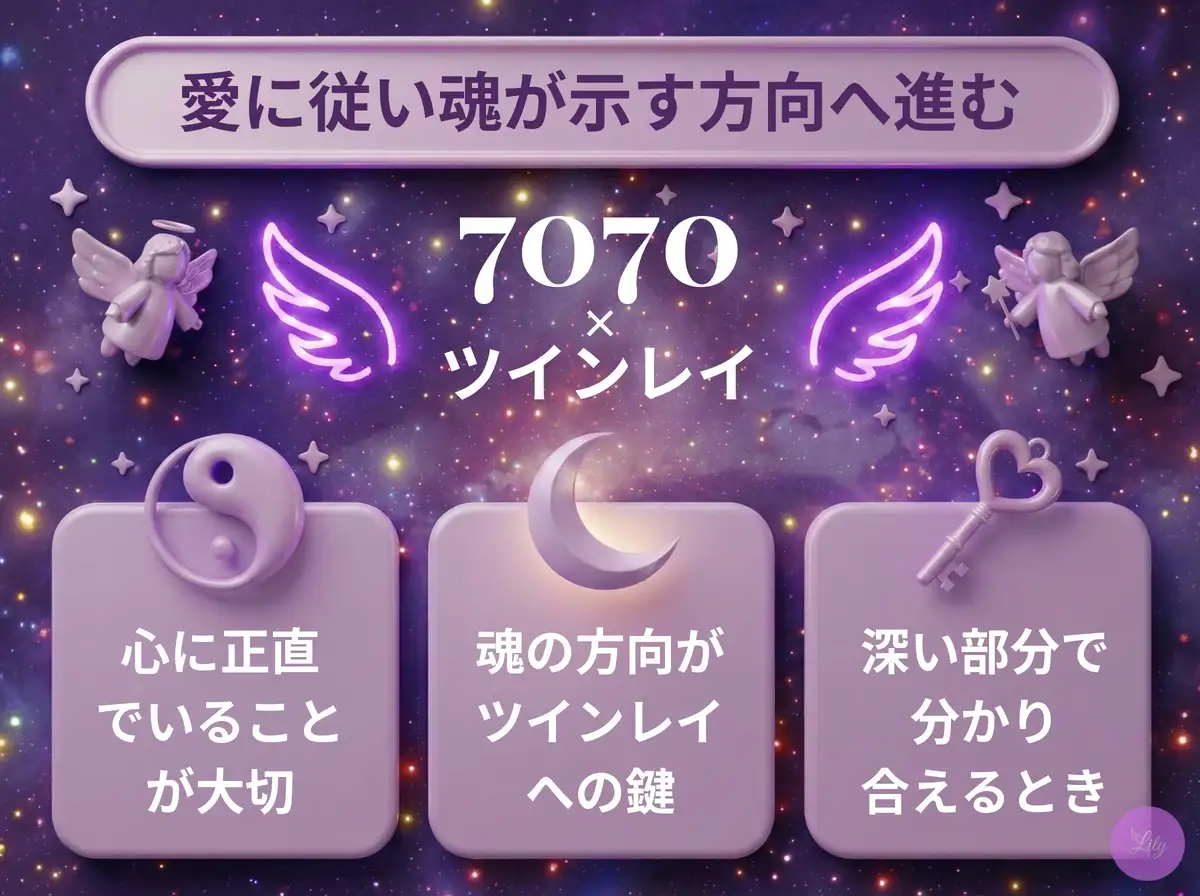 リリーのエンジェルナンバー 7070 x ツインレイ