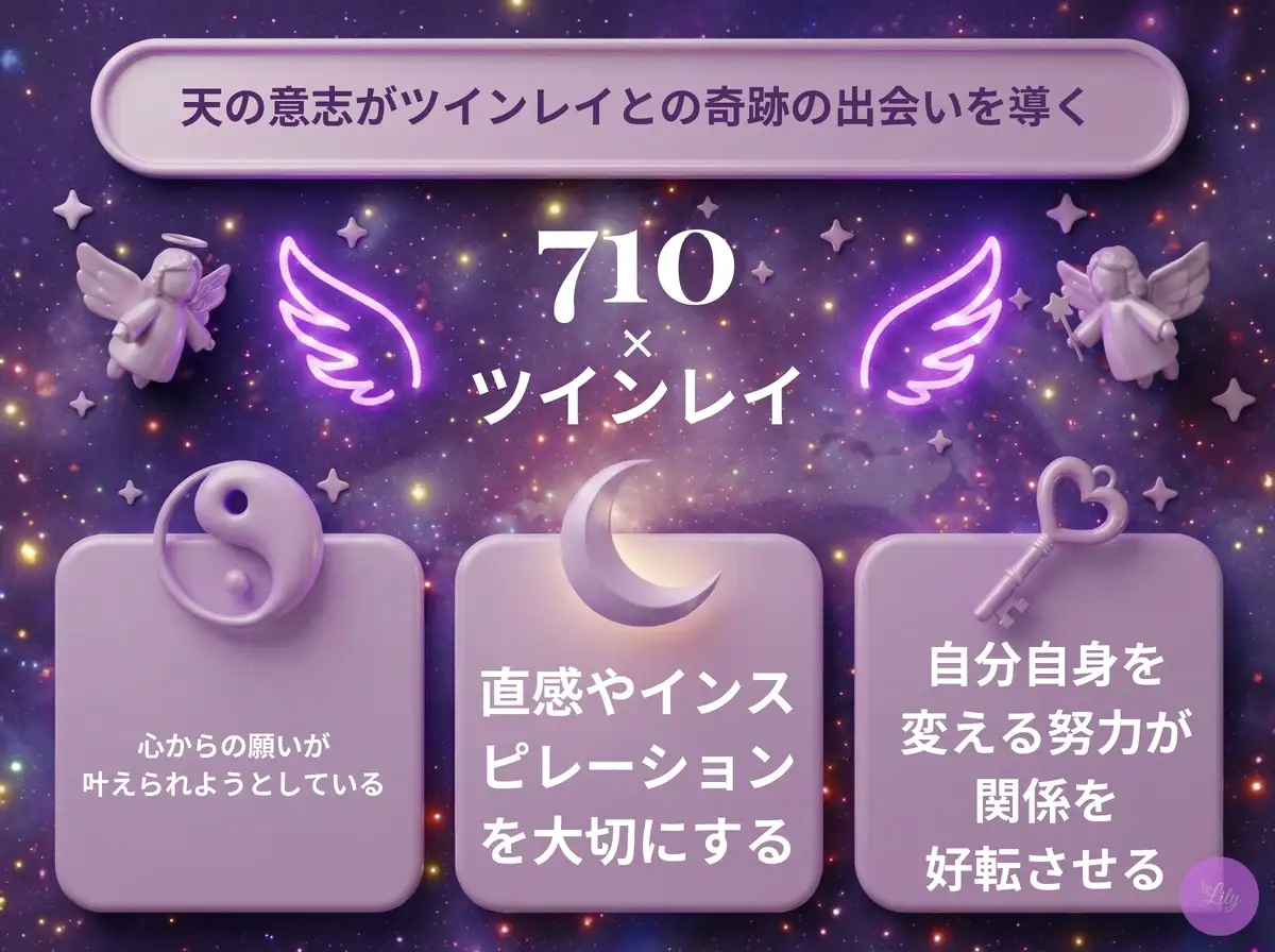 リリーのエンジェルナンバー 710 x ツインレイ
