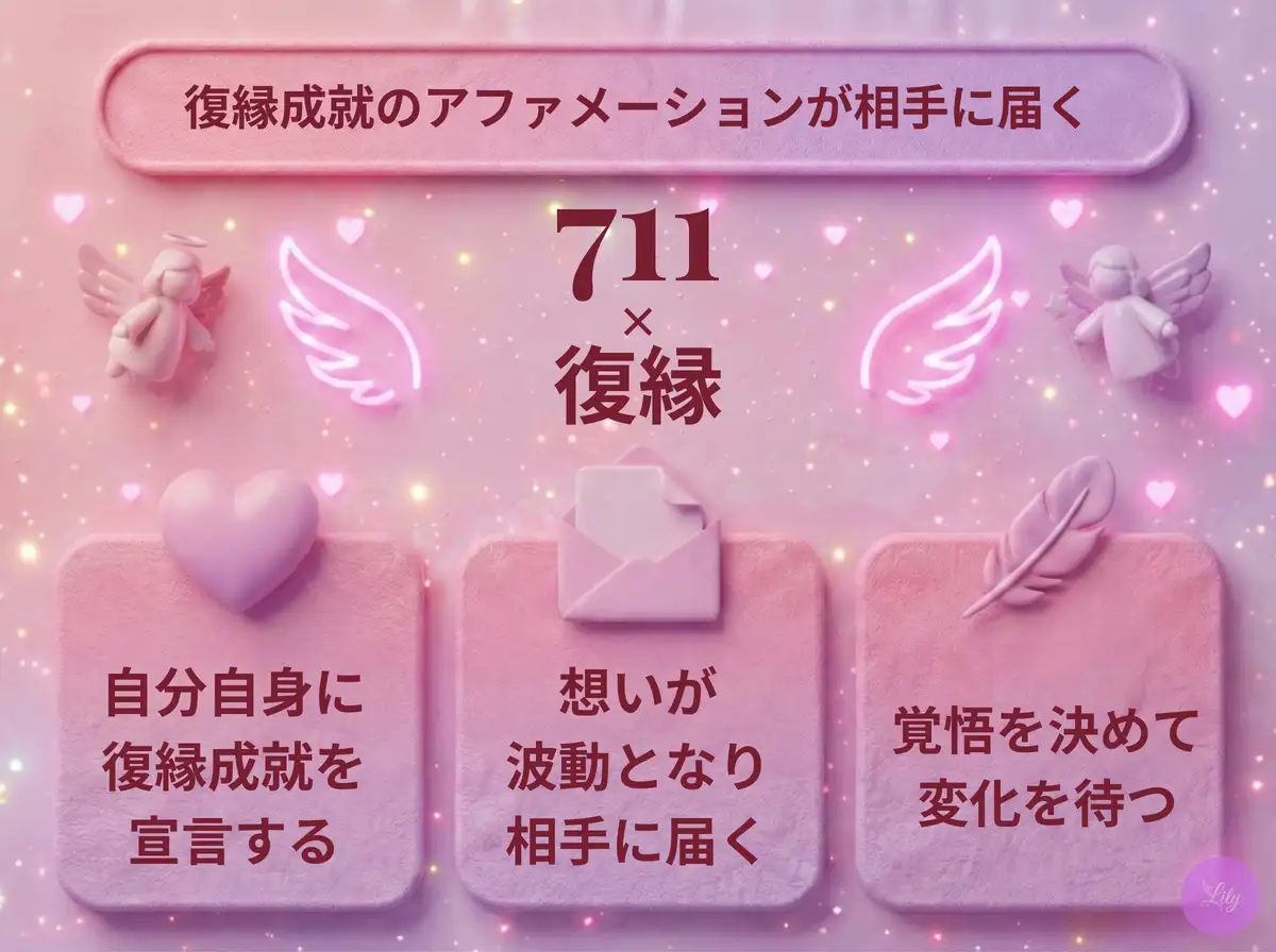 リリーのエンジェルナンバー 711 x 復縁