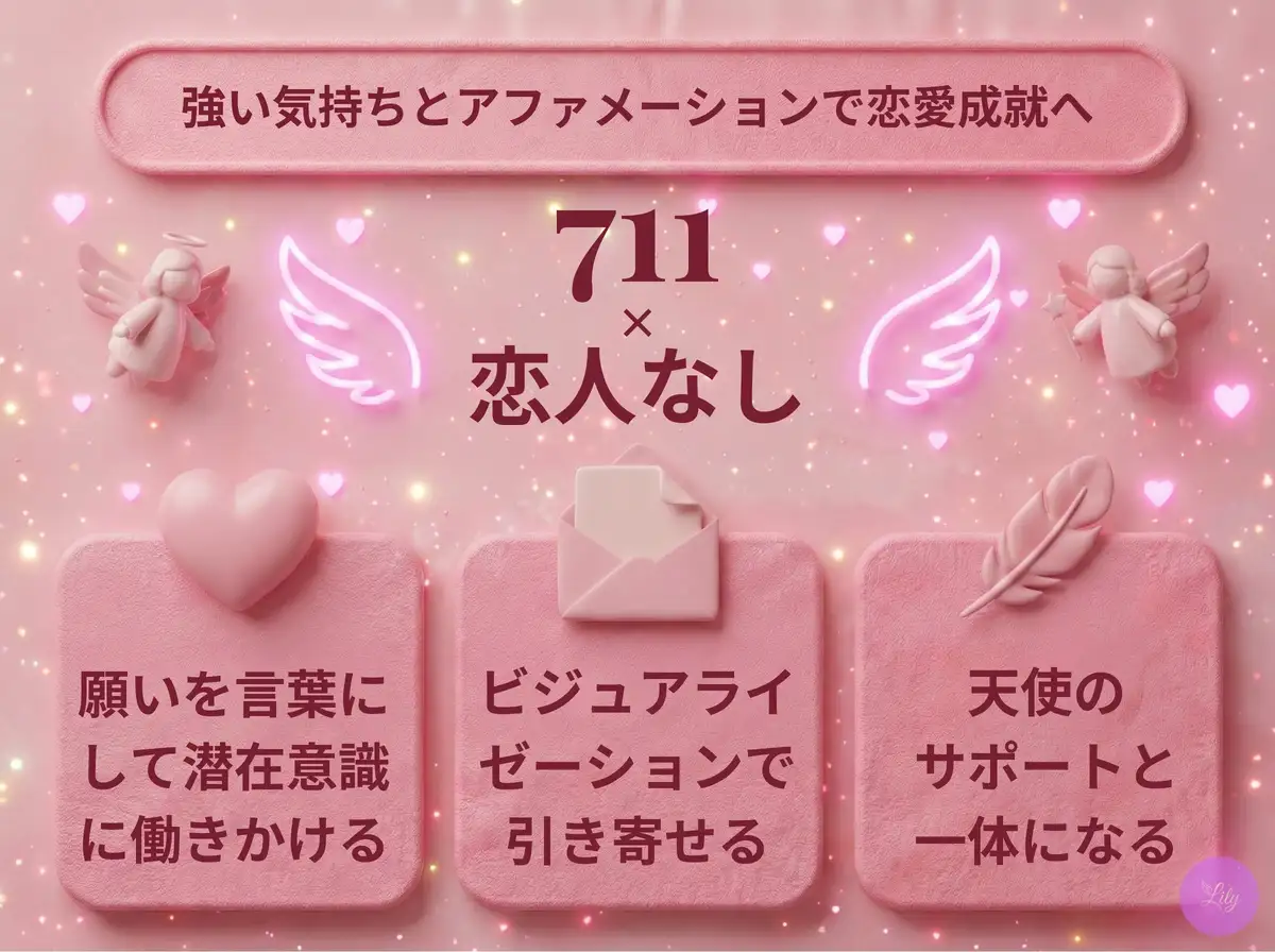リリーのエンジェルナンバー 711 x 恋人なし