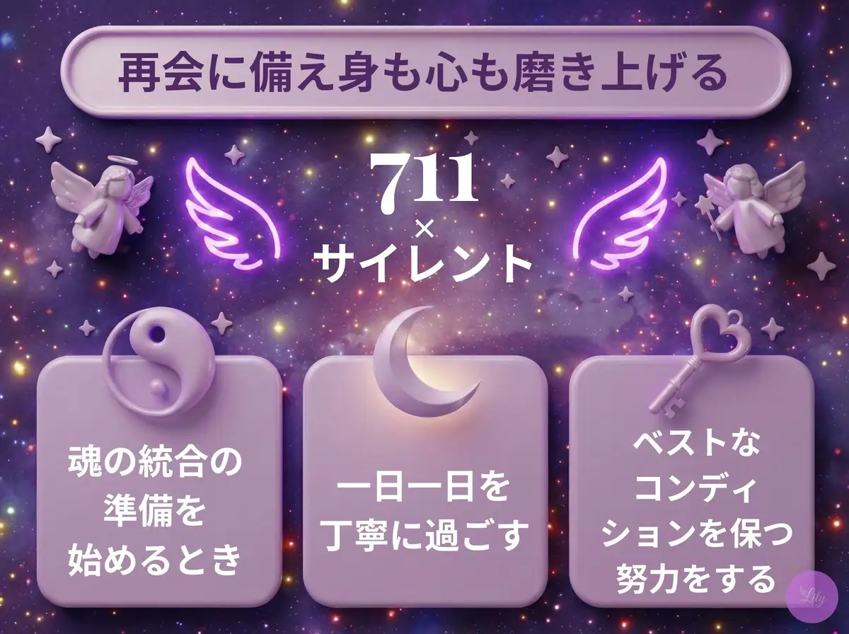リリーのエンジェルナンバー 711 x サイレント