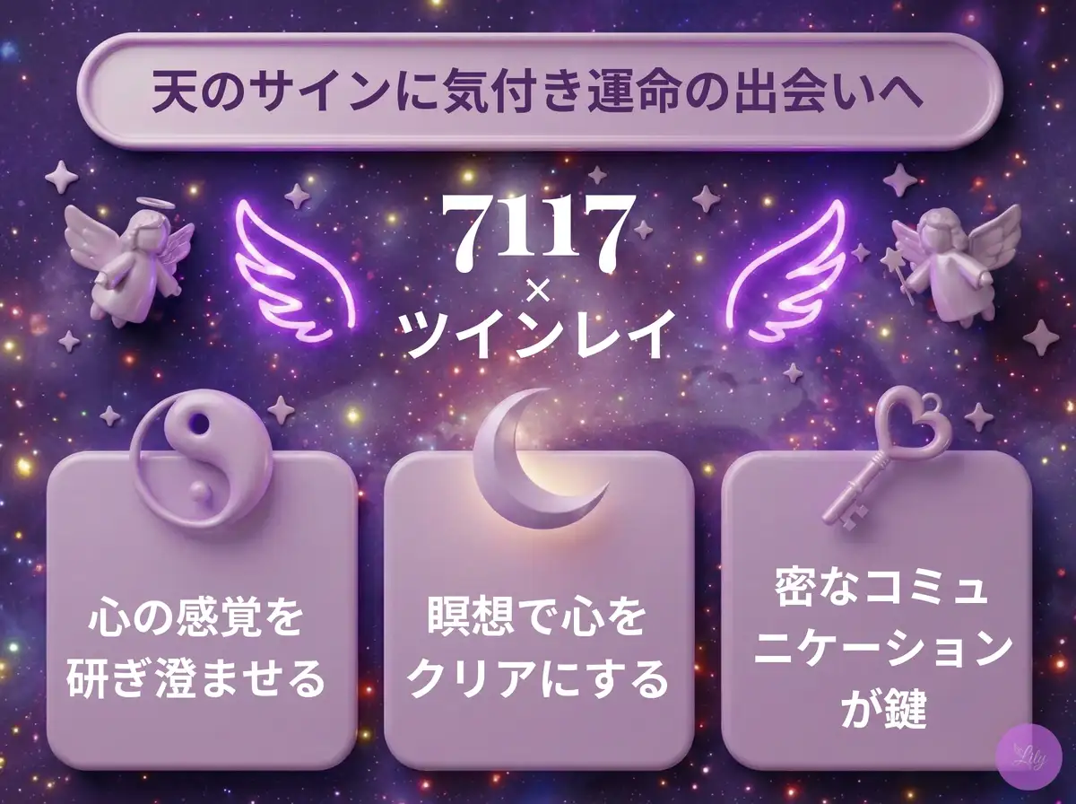 リリーのエンジェルナンバー 7117 x ツインレイ