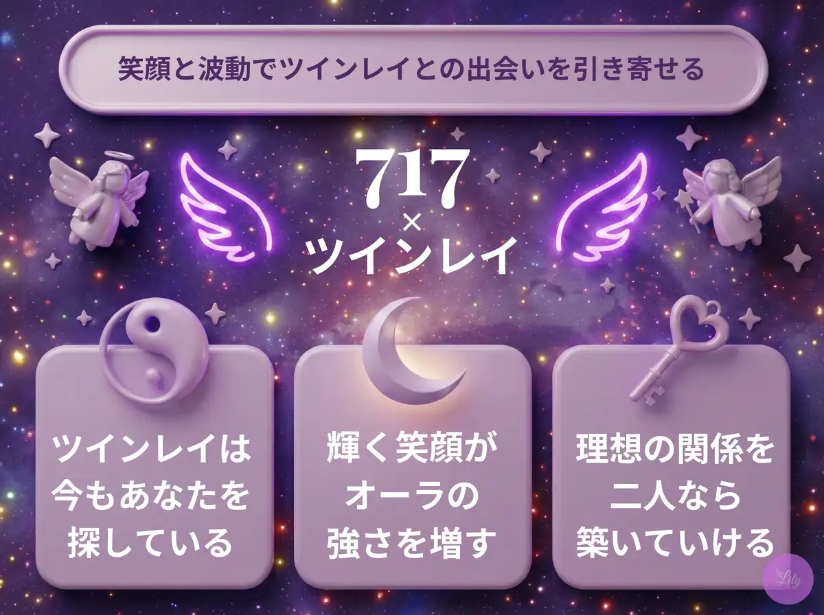 リリーのエンジェルナンバー 717 x ツインレイ