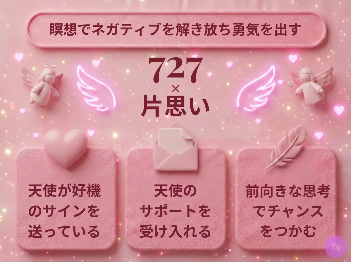 リリーのエンジェルナンバー 727 x 片思い