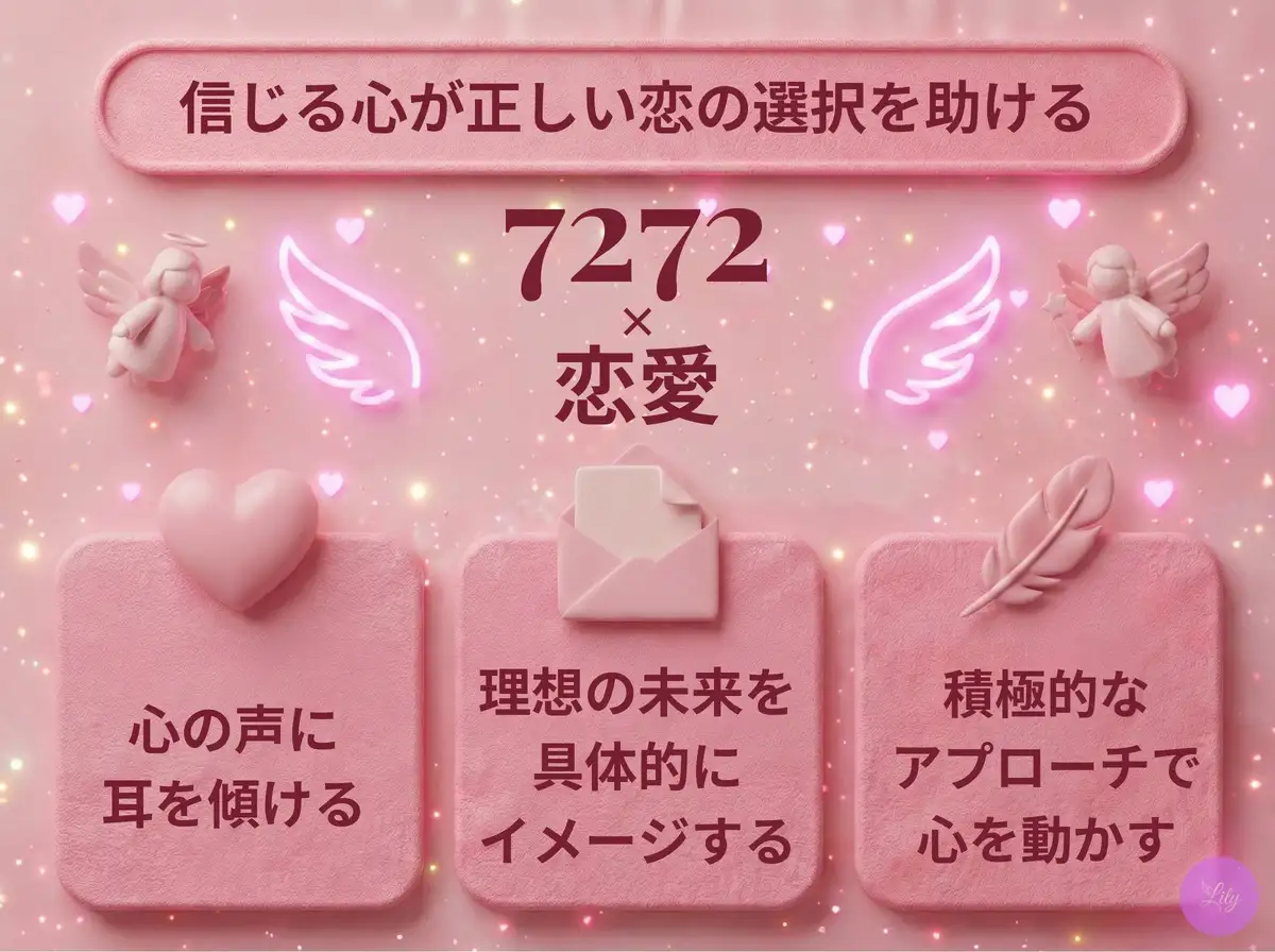 リリーのエンジェルナンバー 7272 x 恋愛