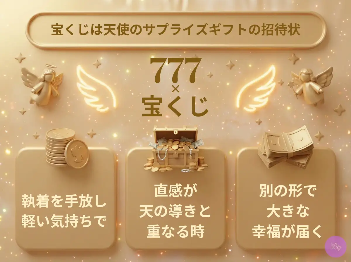 リリーのエンジェルナンバー 777 x 宝くじ