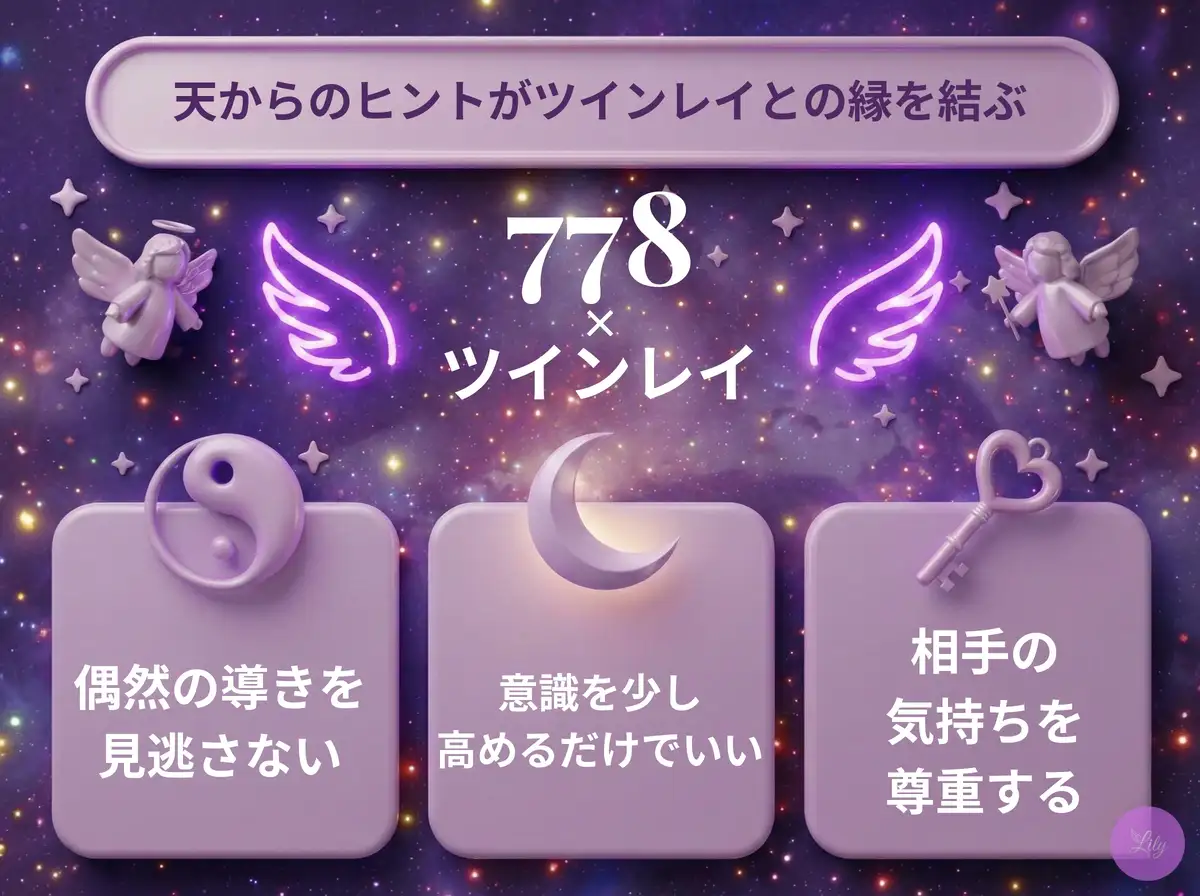 リリーのエンジェルナンバー 778 x ツインレイ