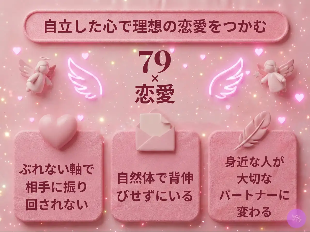 リリーのエンジェルナンバー 79 x 恋愛