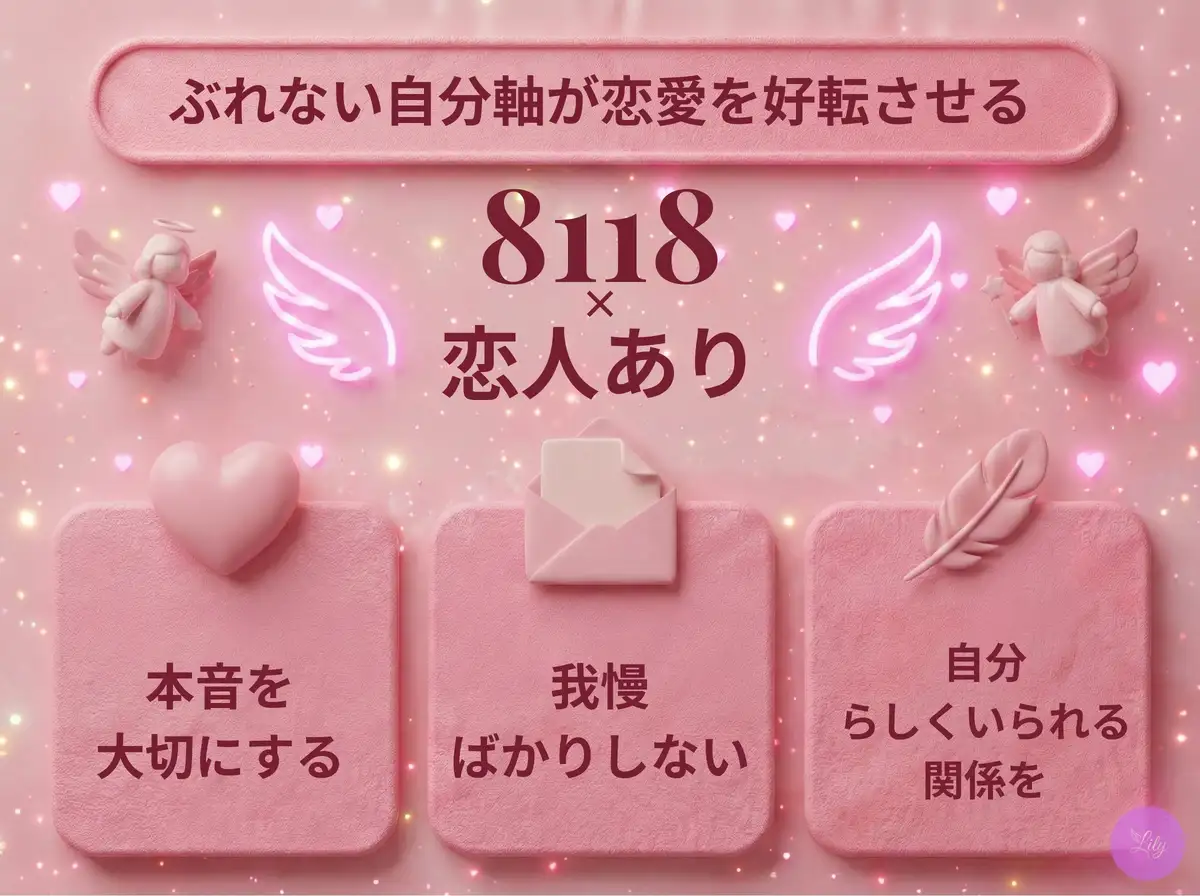 リリーのエンジェルナンバー 8118 x 恋人あり