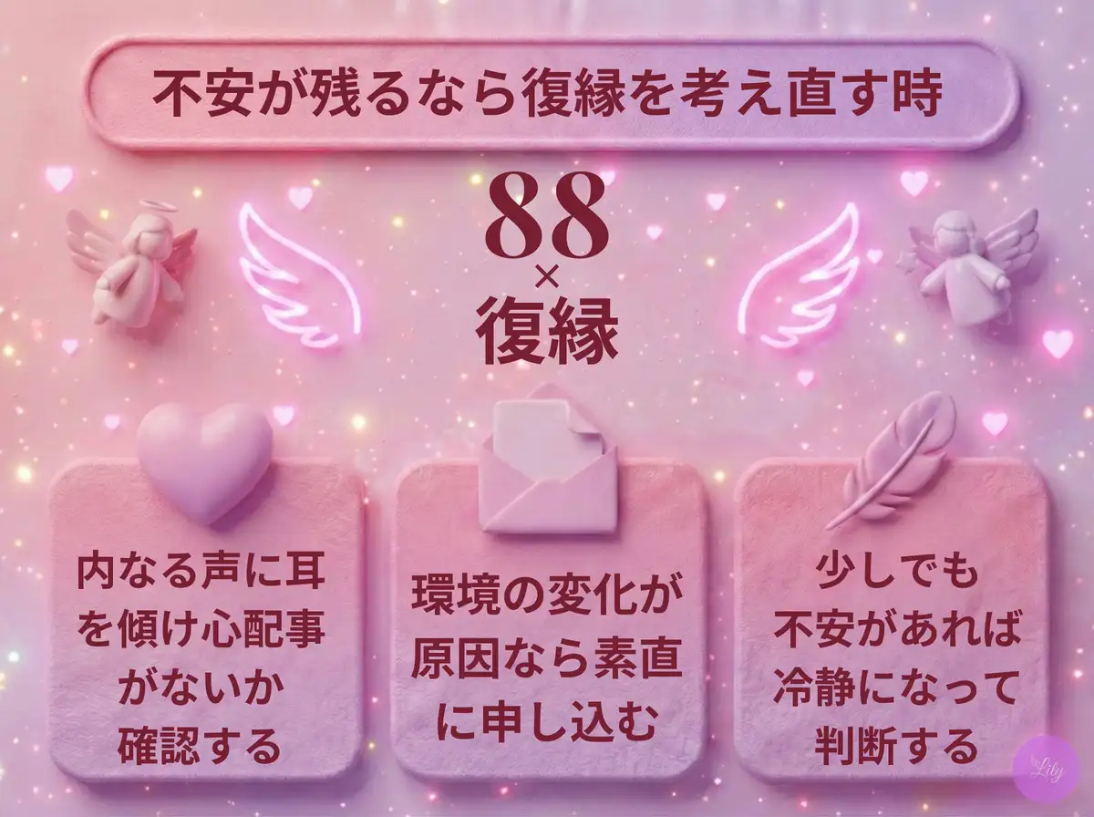 リリーのエンジェルナンバー 88 x 復縁