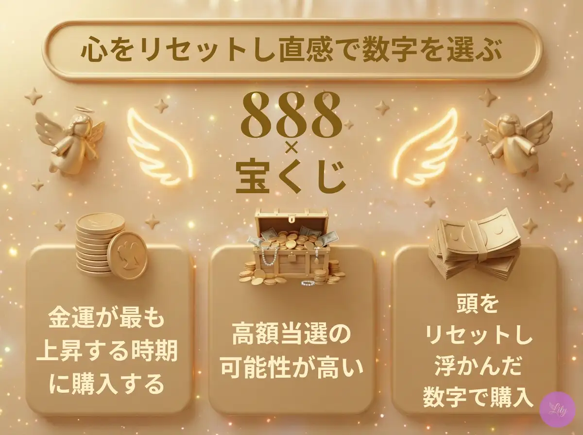 リリーのエンジェルナンバー 888 x 宝くじ