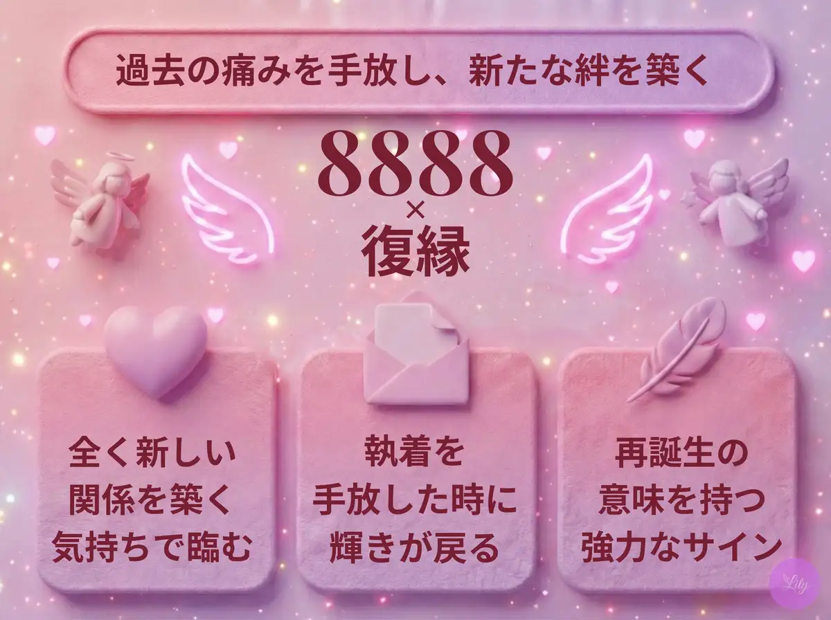 リリーのエンジェルナンバー 8888 x 復縁